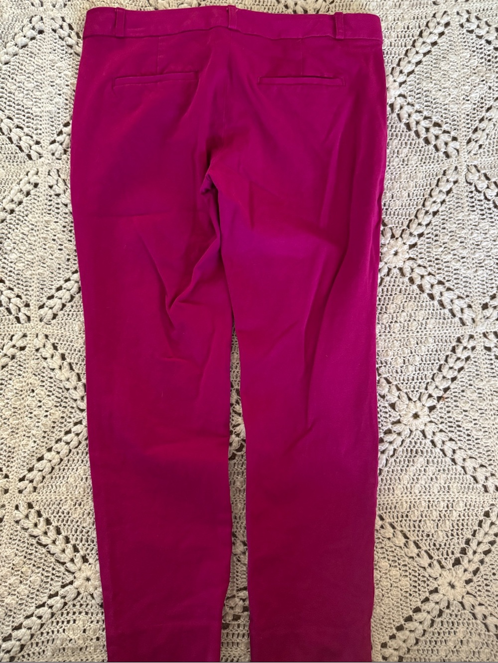 Banana Republic Bright Magenta Cropped Trousers - Picture 3 of 3